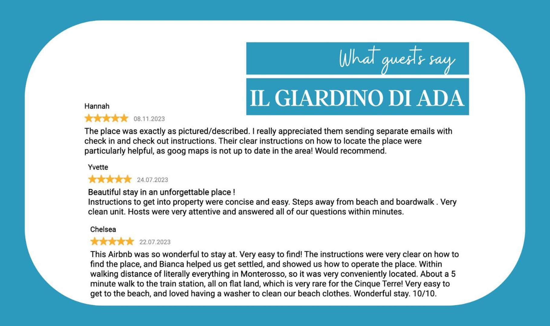 Il Giardino Di Ada Ground Floor Studio With Ac And Patio Monterosso al Mare Exterior foto